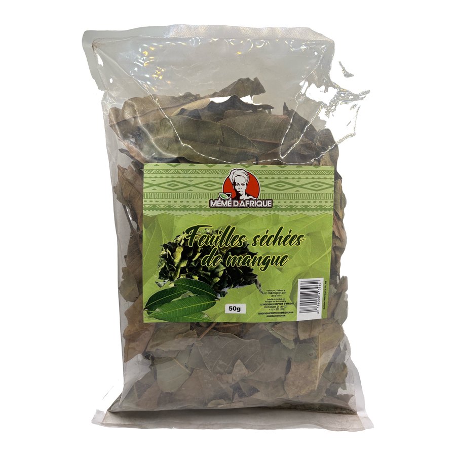 Feuilles de mangue 50 g – Marché Mamou, épicerie africaine à Montréal